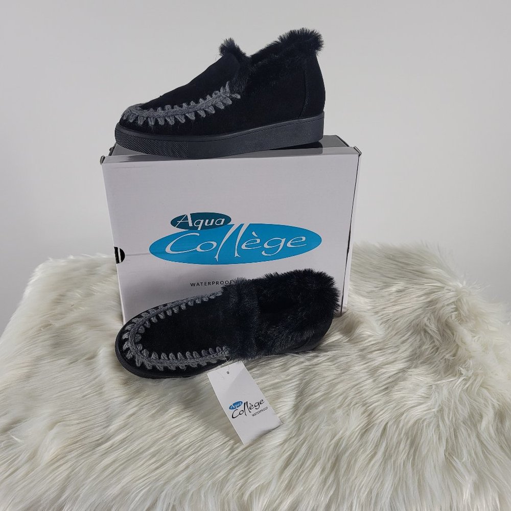Aqua College Women's Albina Waterproof Moccasins